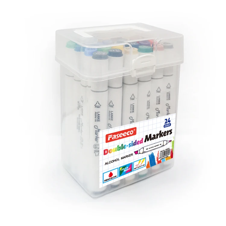 Wholesale Professional Art Marker Pen Watercolor Dual Tip Color Markers Set