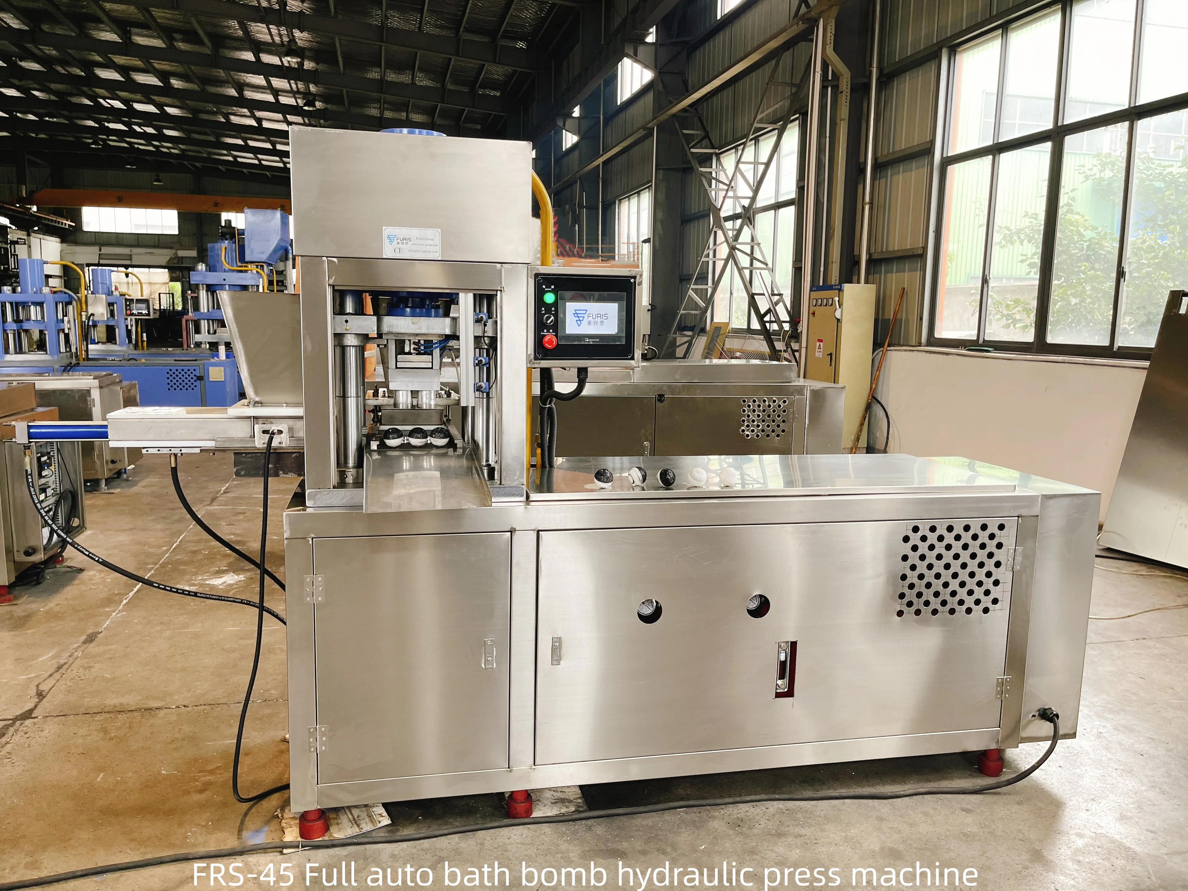 Hydraulic Press full Automatic Bath Bomb Balls Press making Machine with high capacity big machine