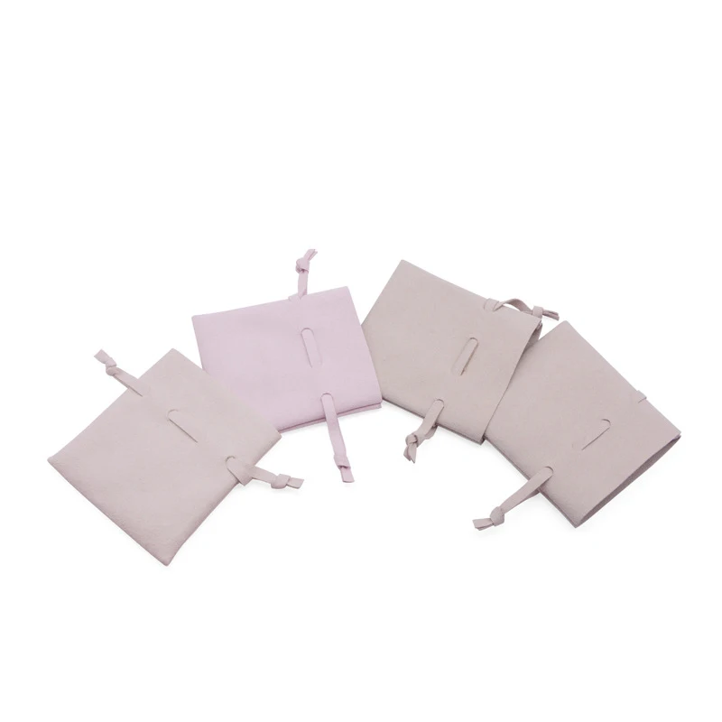 Оптовая продажа, кольцо, серьги, подвеска, браслет, ожерелье, бархатный замшевый мешочек из микрофибры для ювелирных изделий