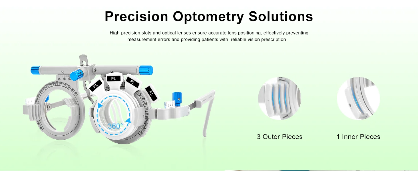 China Ophthalmic Universal Optometry Titanium Optical Trial Frame