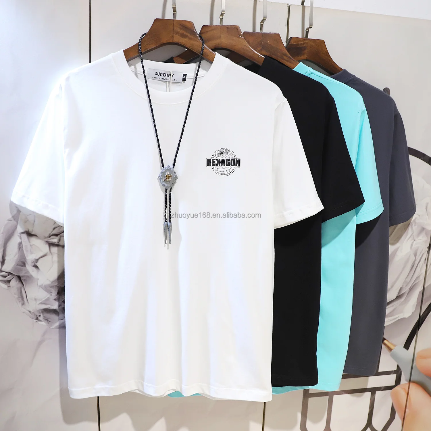 Wholesale High Quality Brand Custom Printing Graphic Drop Shoulder Oversized t Shirt Men's T-shirts