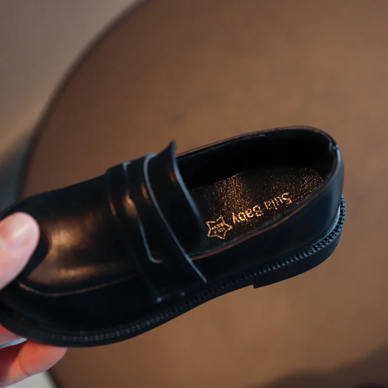 Новинка 2020, кожаные туфли для девочек, детские однотонные туфли в британском стиле, в Корейском стиле, обувь для выступлений в стиле ретро