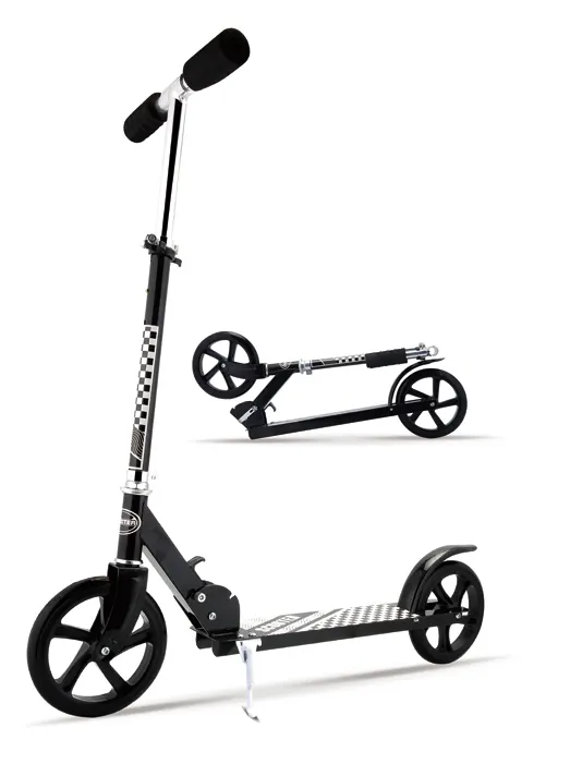 Большой 2-колесный складной самокат для взрослых и детей 200 мм самокат для взрослых