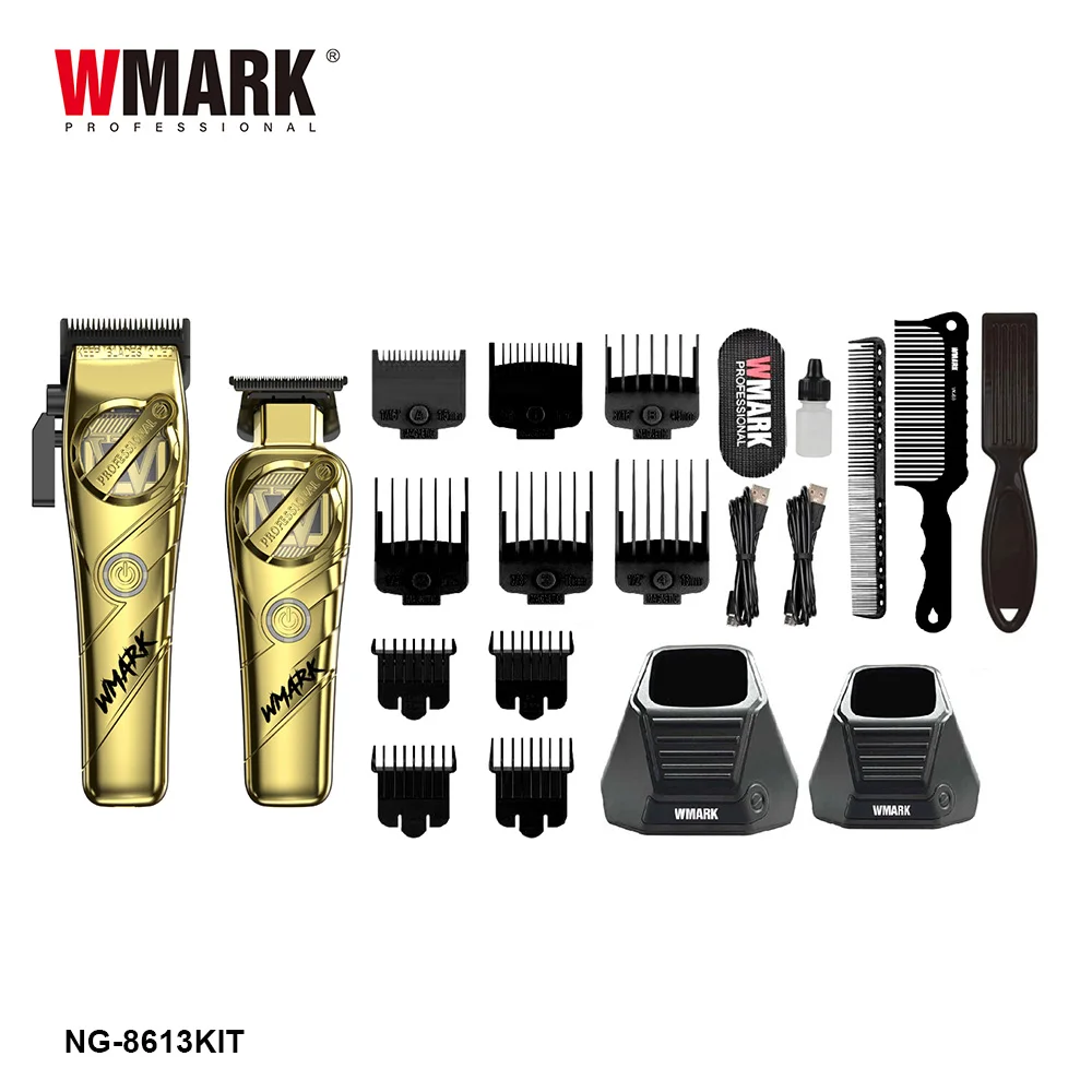 WMARK NG-8613KIT Battery Rechargeable Hair Clipper & Men's