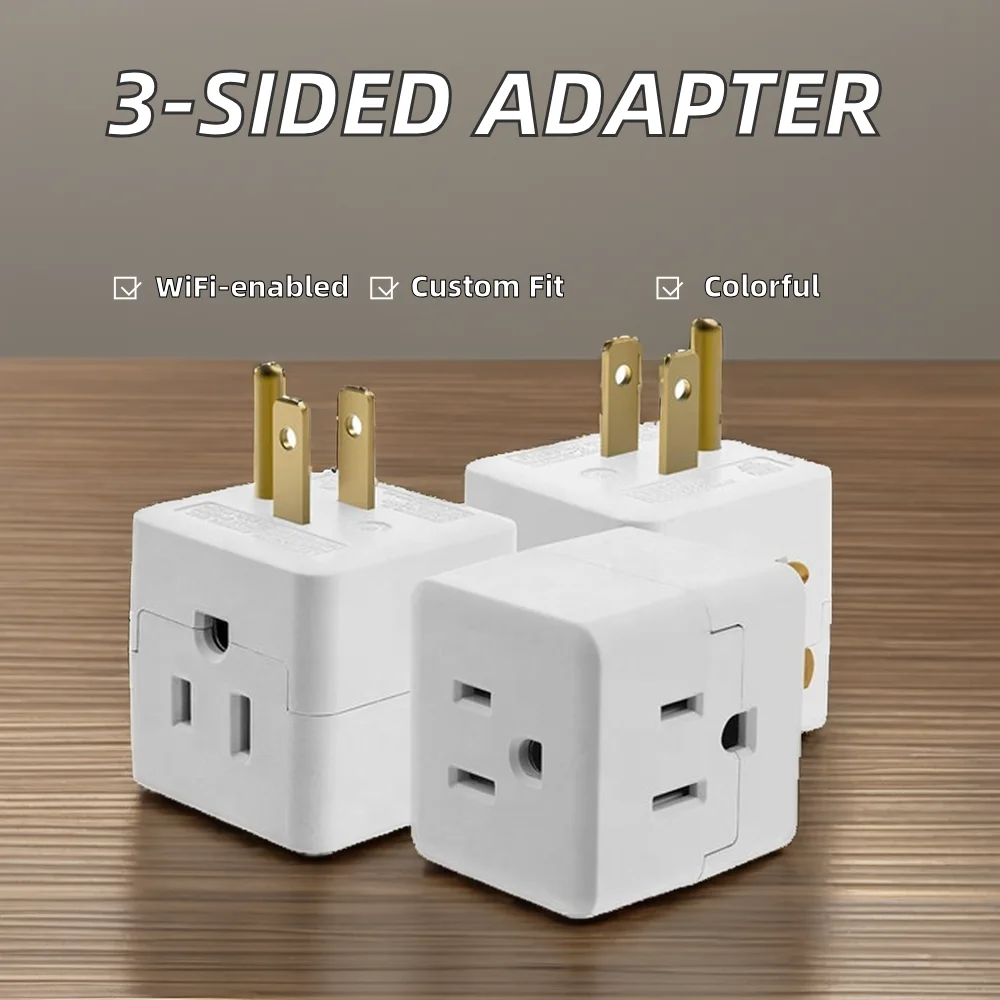 Adaptador de alimentación de 3 clavijas con un solo puerto para Adaptador de alimentación de 3 clavijas con un solo puerto para