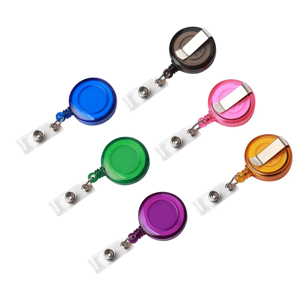 
 Изготовленный На Заказ Пластиковый Выдвижной карабин йо ID Имя медсестры Натяжной значок держатель катушки  