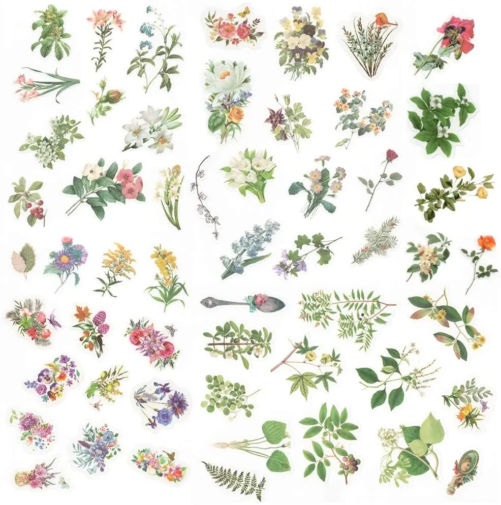 myway vintage floral planner sticker set use for scrapbook diary card letters calendar decorative sticker buy stickers for girl decorative sticker vintage sticker product on alibaba com