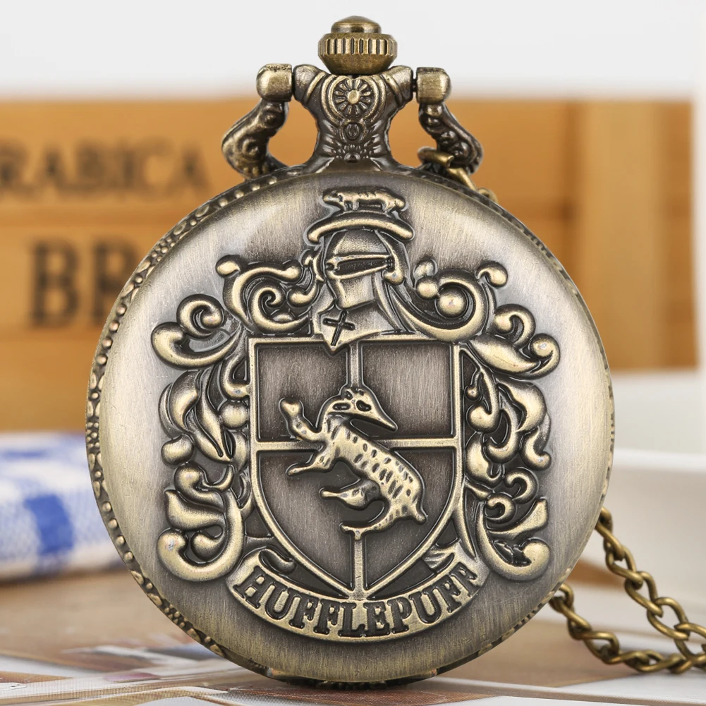 New Fashion HP Ravenclaw School Symbol Eagle Quartz Pocket Watch