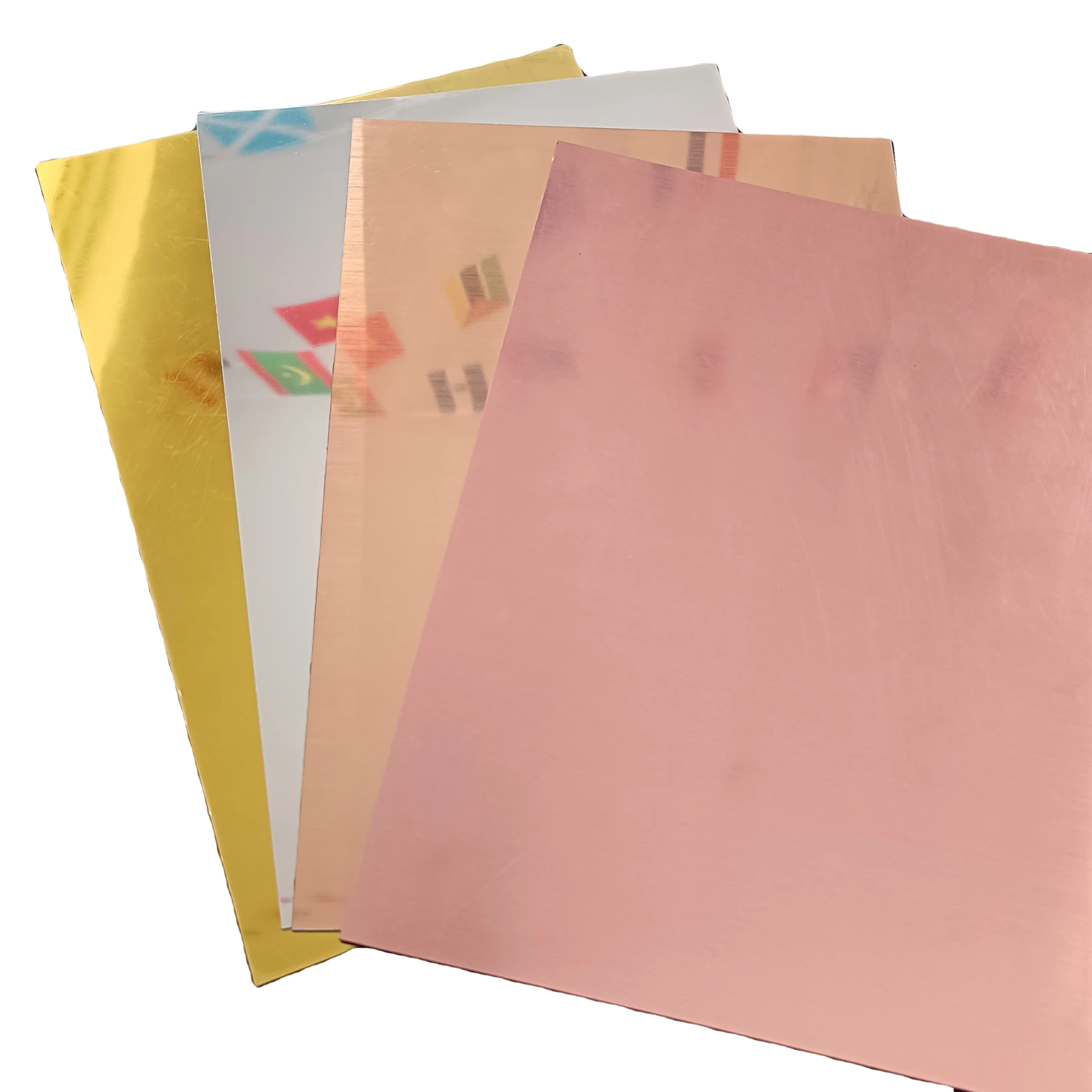 Glossy Abs Sheet Laser Engraving Abs Double Color Two Layer Plastic