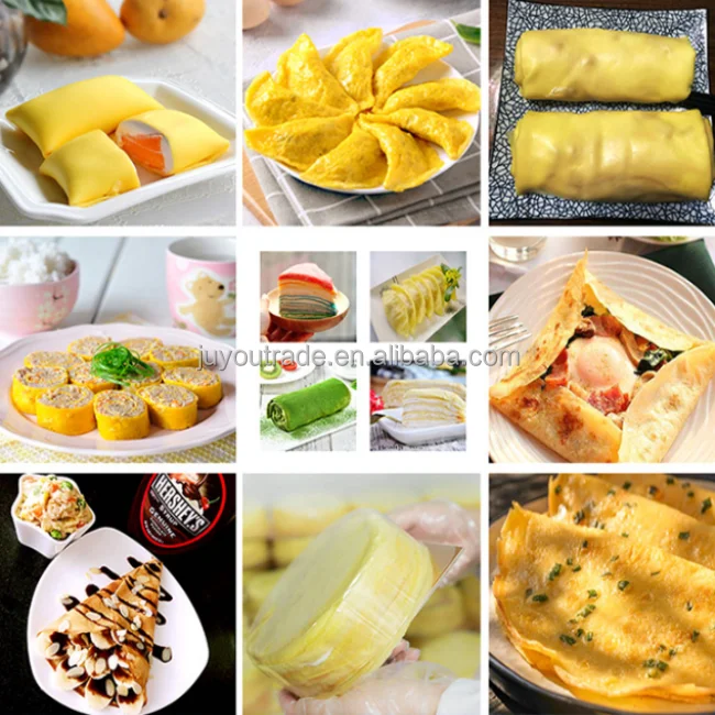 JUYOU Rolling Wrapping Maker Vietnamese Rice Paper Samosa Sheet Automatic Lumpia Wrapper Spring Roll Make Machine