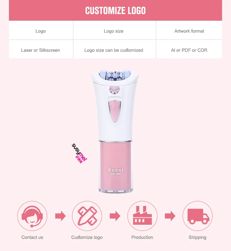 Imported 2022 Top Sales Personal Care Device High Power Upper Lip Hair Body Hair Woman Mini