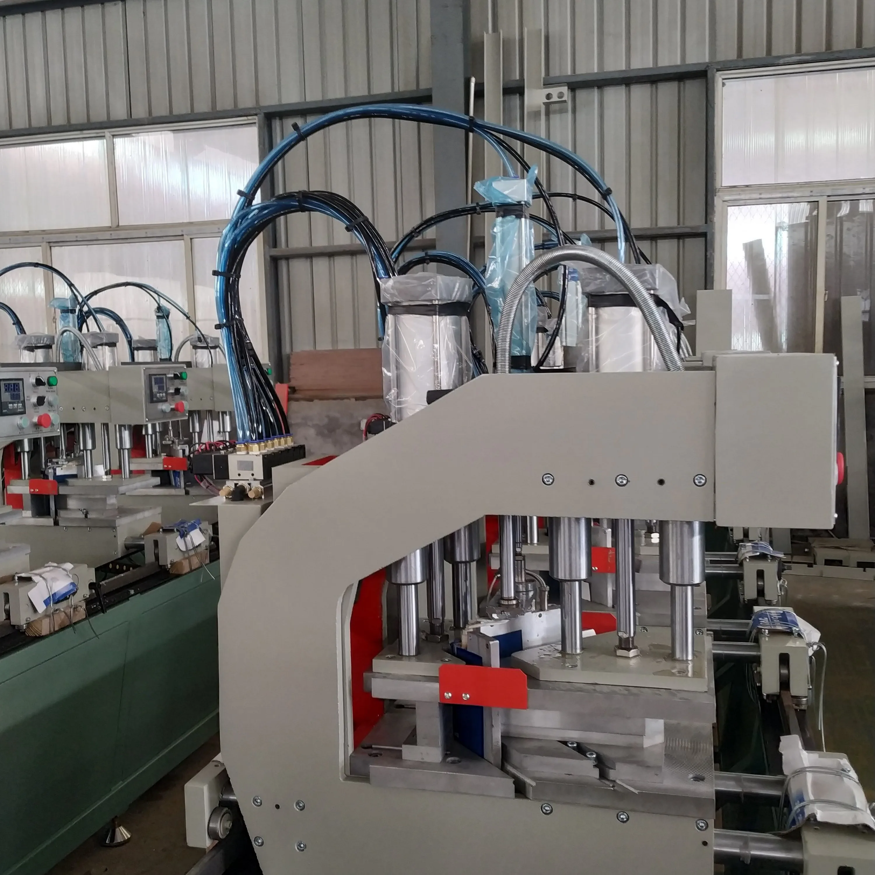 PVC Doors and Windows Making Machine Double Head Welding Machine