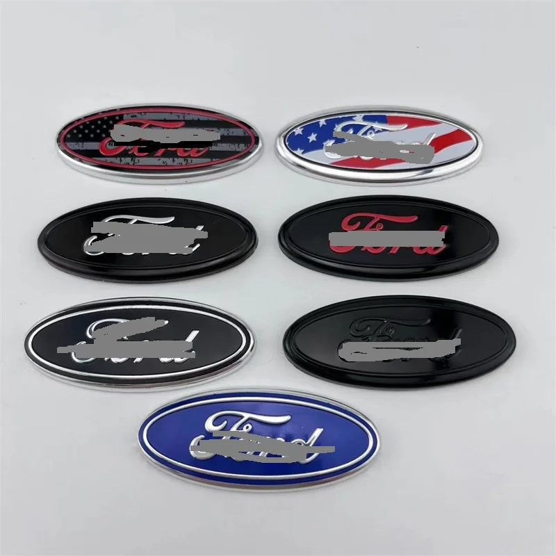 9" Black Ford Emblem Replacement - Fits 2004-2014 F150, Explorer, Edge & More