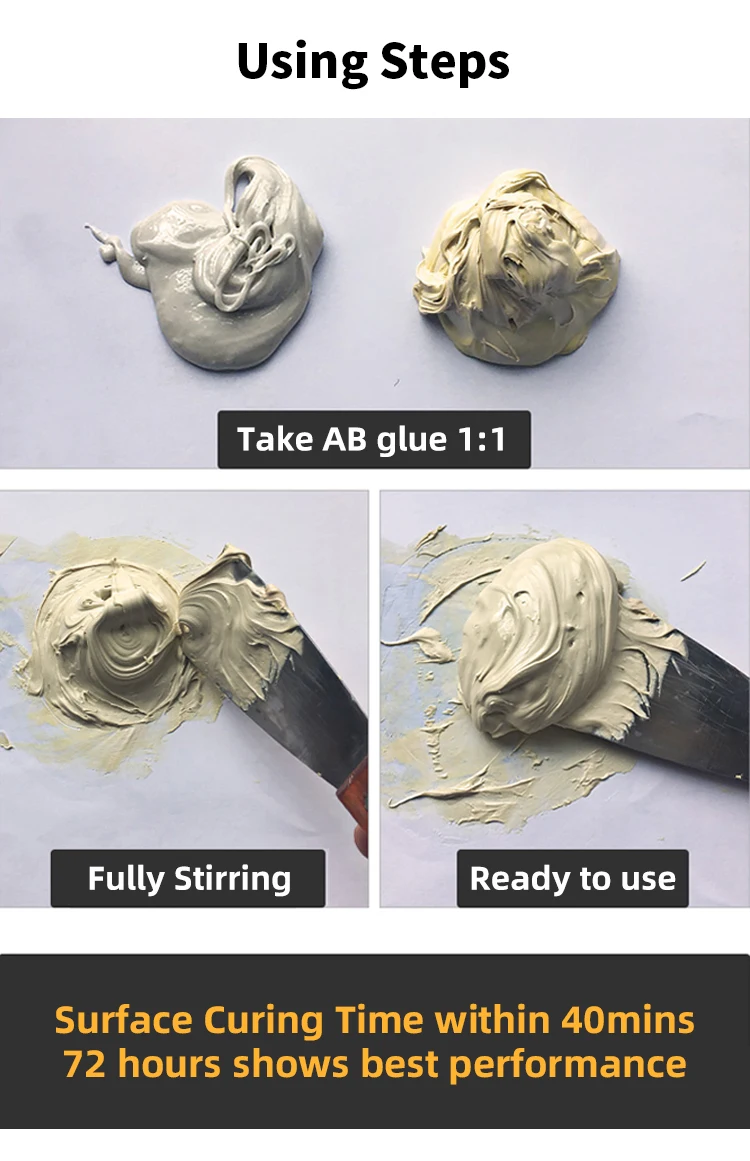 2023 Berserk Double Components Epoxy Structure Ab Glue Construction