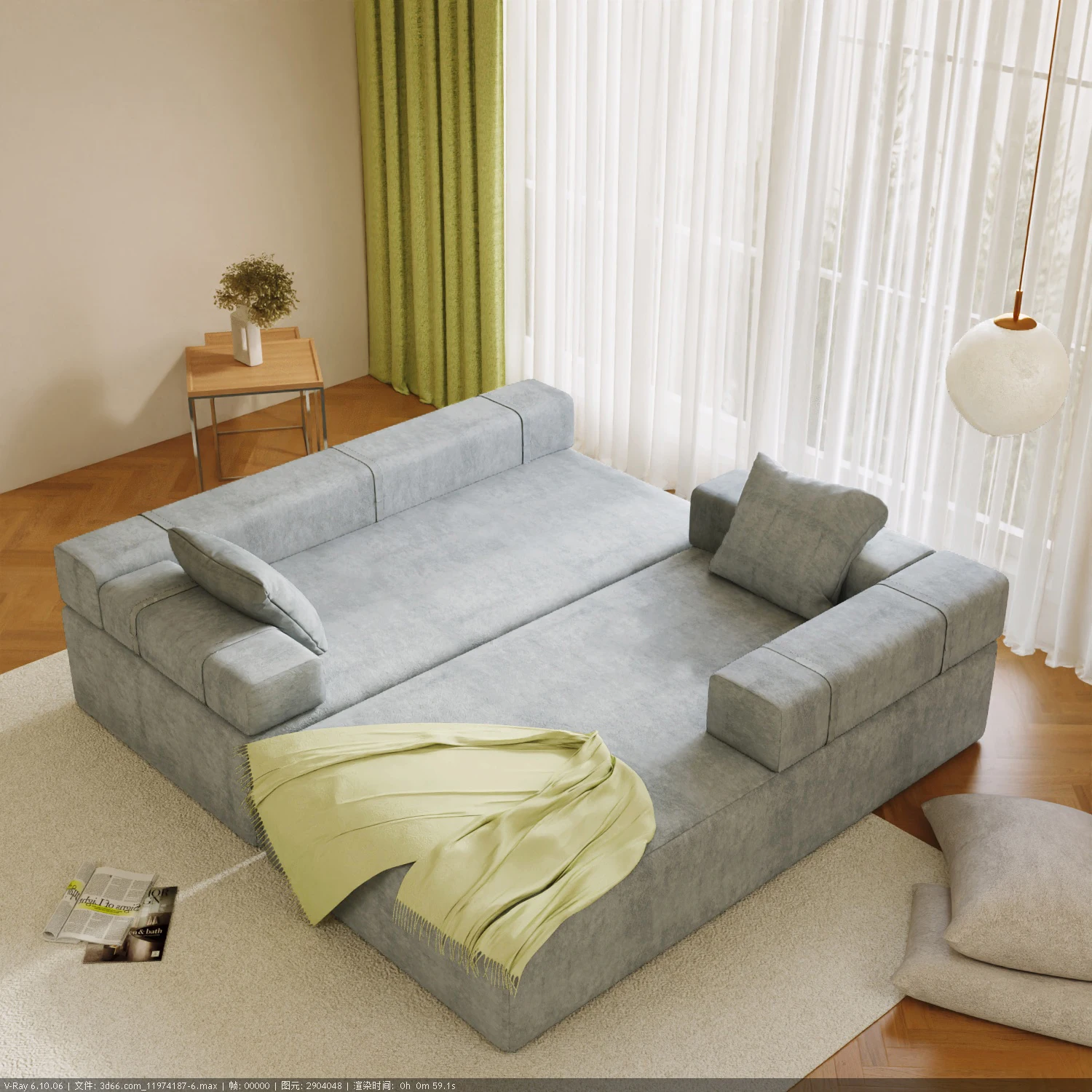 Modern Couch Comfortable Filling Living Room Sofas Modular Sectional L