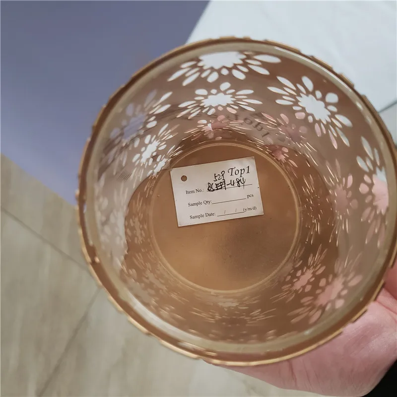 Candle Holder Decor Wholesale Double Color Metal Candle Holder Jars Candle Lamp Shades For Home Garden Decorative