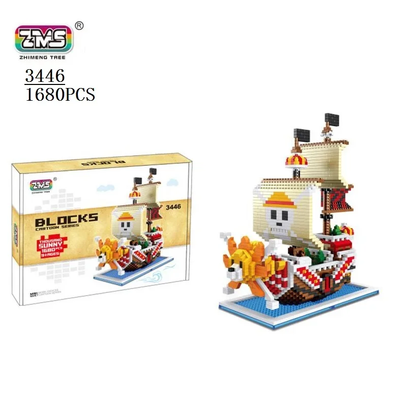 ZMS Mini Blocks Piece Corsair Building Toys Pirate Ship