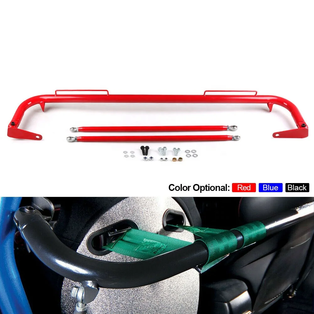 49 " Stainless Steel Racing Safety Seat Belt Chassis Roll Harness Bar Rod For Cars