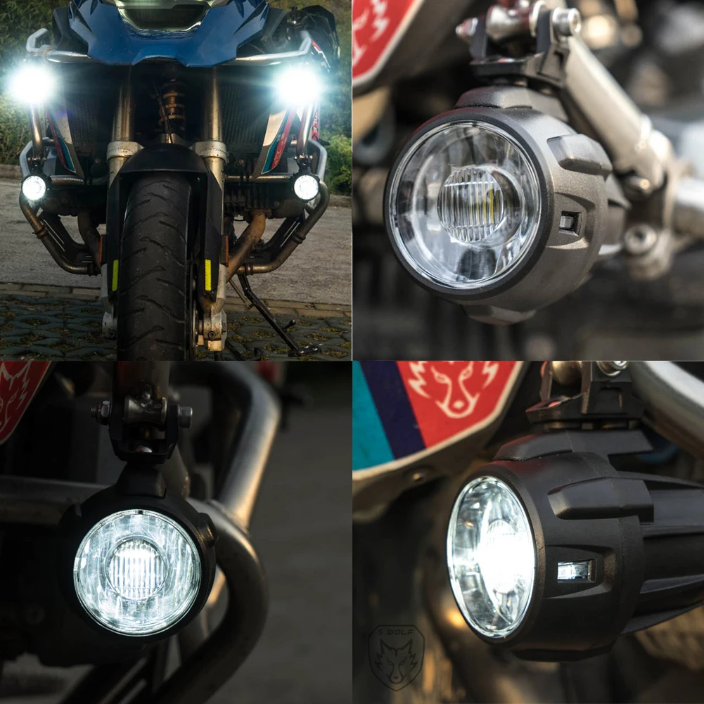 Motorcycle LED lamp third-edition upgraded front auxiliary light for BMW R1200GS F800 factory