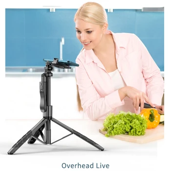 Lightweight Studio Video Multifunctional Umbrella Stand Balance Steady Portable Bt Extendable Selfie Stick Tripod detail image