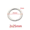 Silver-2*25mm (approximately 2.66g each)