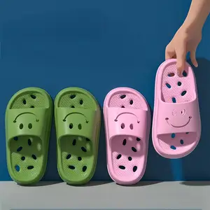 Custom Logo Summer Anti-Slip Light Weight Soft Waterproof Bathroom Slippers Cute Kids Outdoor Shoes