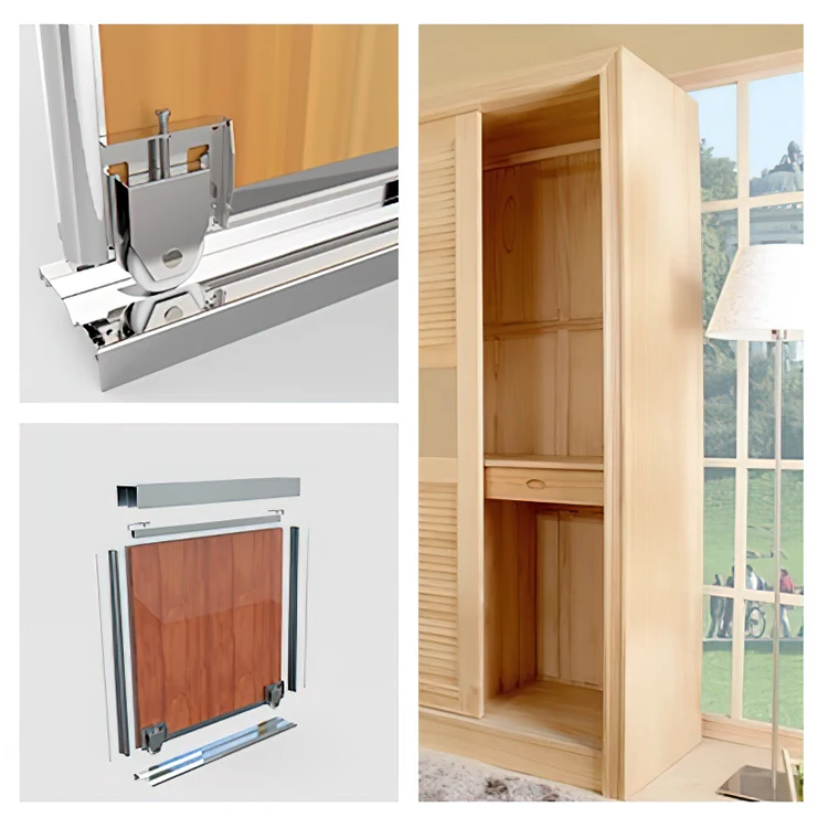 Aluminium Sliding Door Rail and Wheels - Durable Hardware