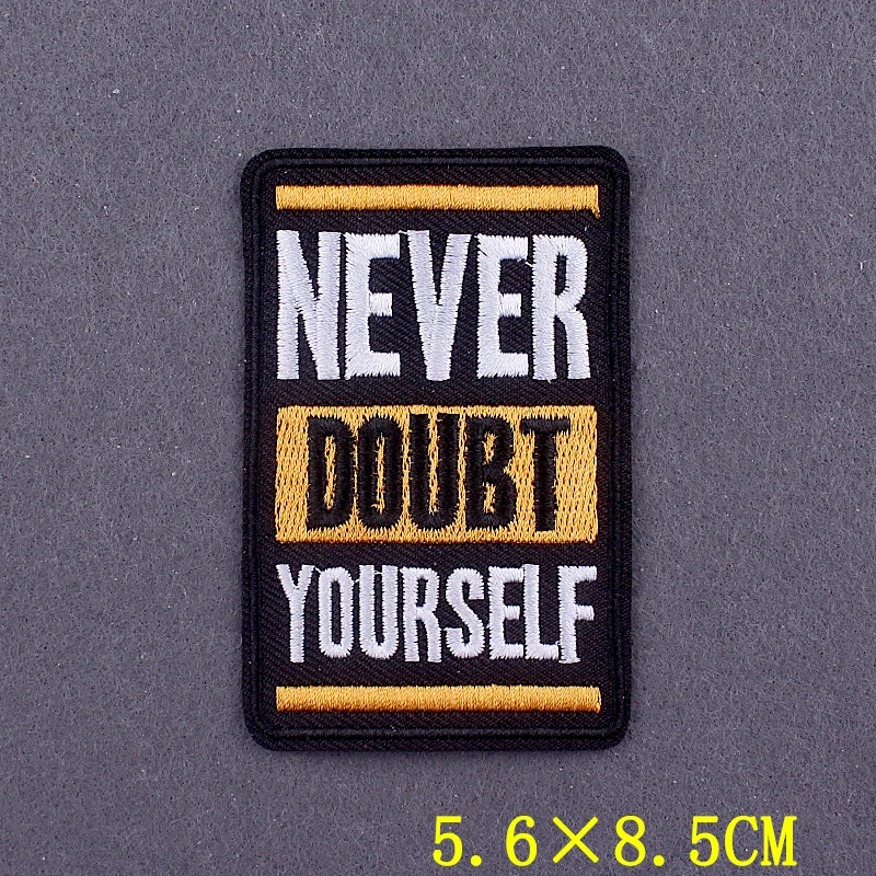 Feminism Words Embroidered Iron On Patches For Clothing Diy Custom Patches Wholesale High 9652