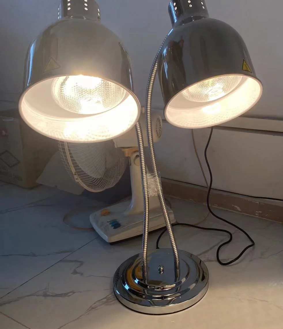 2个灯泡食物热灯商用食物暖气灯可调暖食物灯自助宴会餐厅厨房 - buy