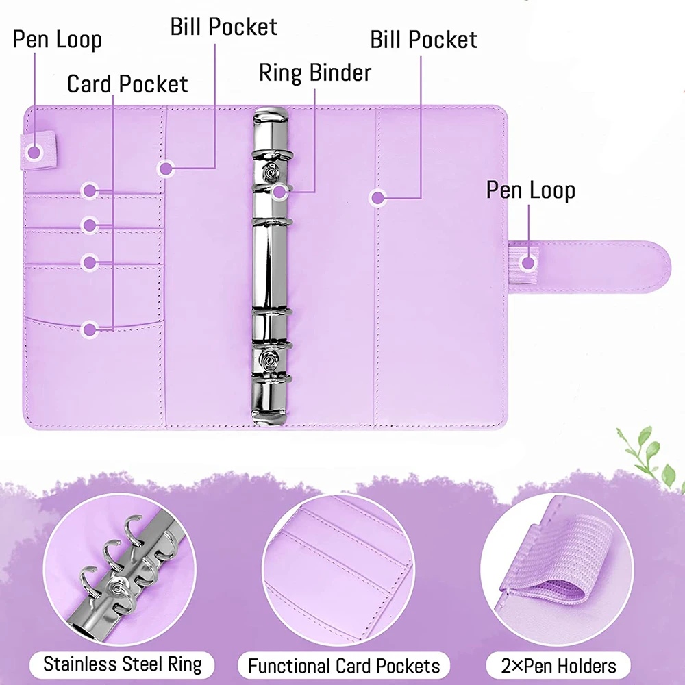 Wholesale Budget Binder Envelopes & Expense Budget Sheets,A6 Money