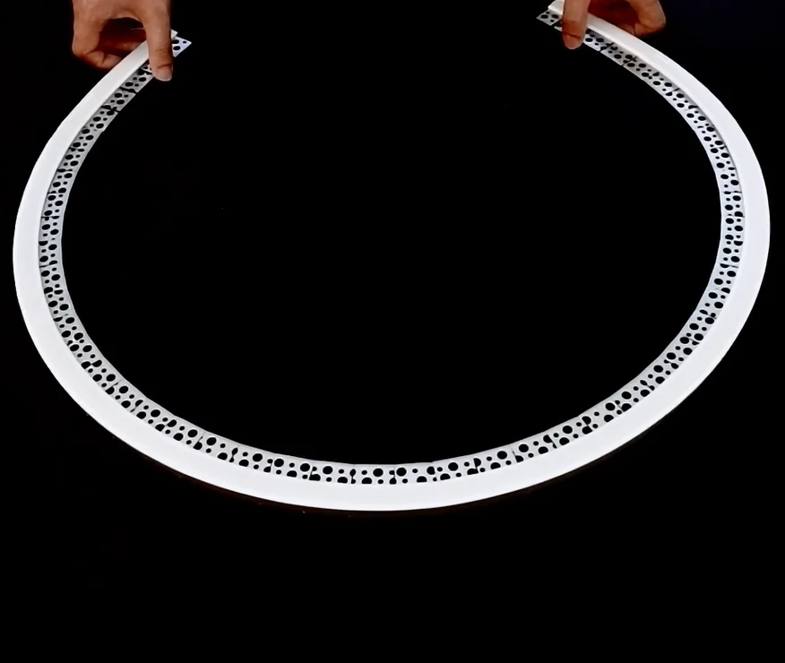 K5-4 Waterproof IP65 Neon Light Strip Silicone Cover Alu Channel Flexible Curve Bendable Drywall Plaster in Aluminum Led Profile