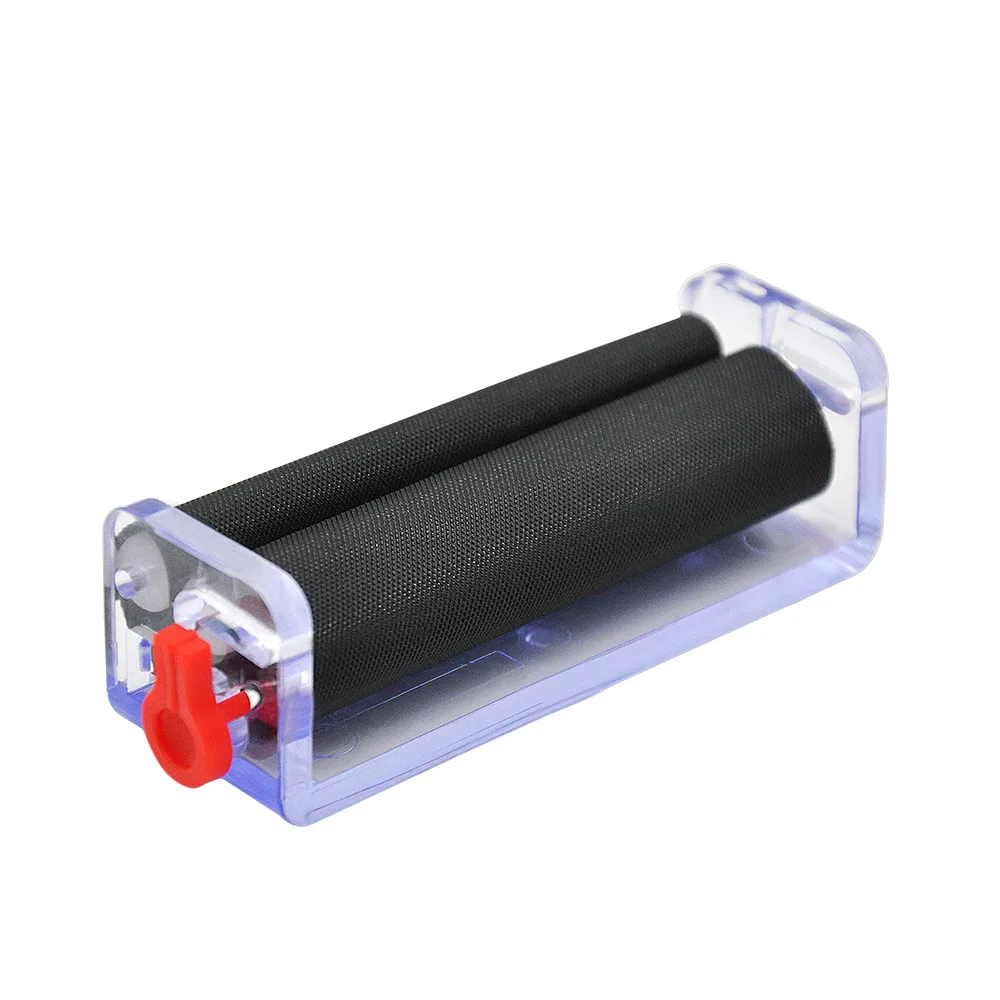 Rolling Paper Accessory 70mm Transparent Adjustable Hand Muller Roller Plastic Tobacco Roller Cigarette Rolling Machine