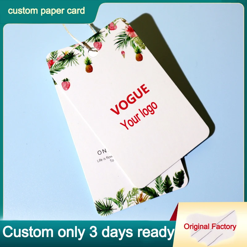 Custom Any Size Any Logo Lapel Pin Backing Cards Earring Gift Card