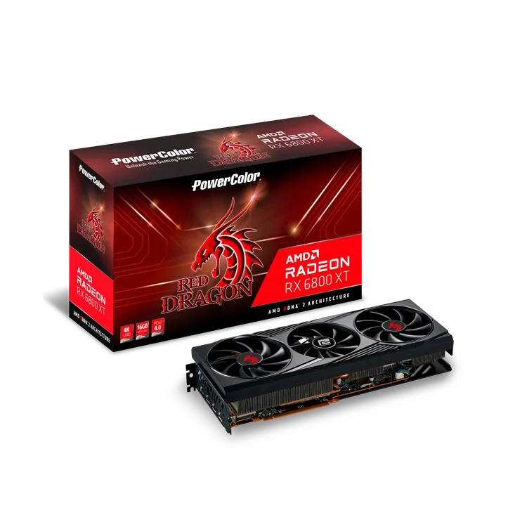 Powercolor RX 6800XT Red Dragon 16GBD6-3DHROC GPU