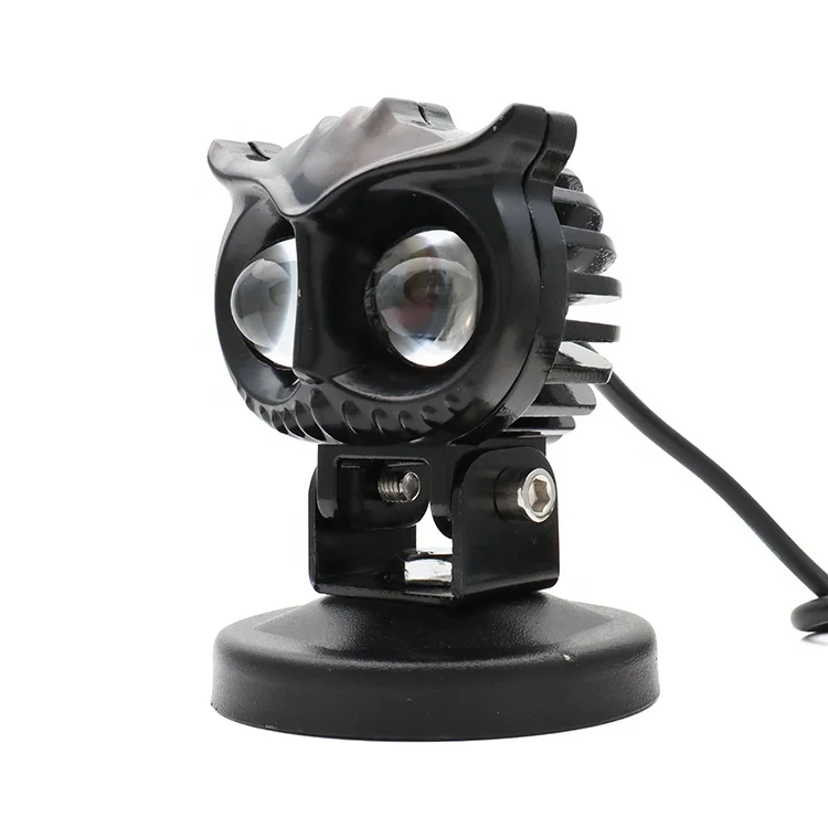 Competitive Prices Owl Design Thick Size 45mm Dual Color Led Fog Light Headlight Led Auxiliary Spot Led Lights for Motorcycle