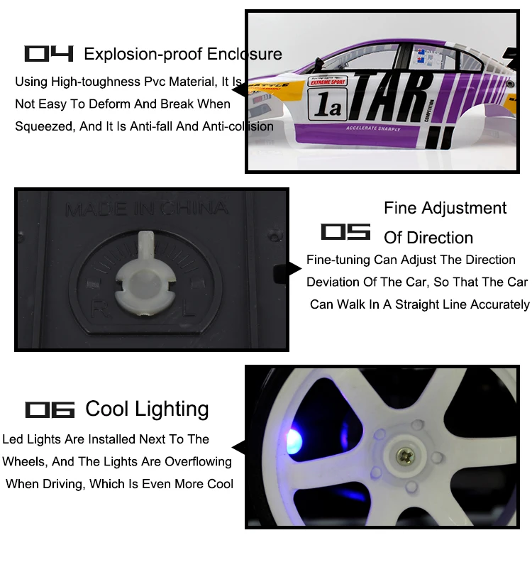 2023 Newest Qitgh Quality 4WD Remote High Speed 1:10 Remote Control Car OEM  Rc Car