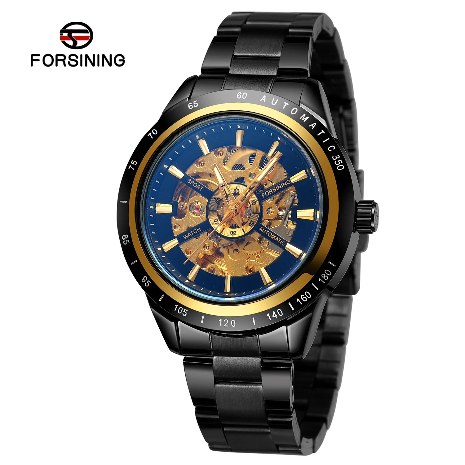 Made in China Factory New Design Skeleton Hand Wrist Watch Relogio Masculino Leather Strap Automatic Mechanical Movement Watches