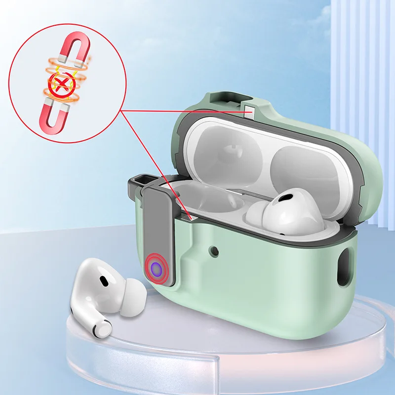 Premium Quality Button-Activated Snap-On Protective Case for AirPods 3 ...