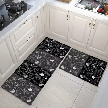 Customized Home Use Anti Fatigue Kitchen Mat Print Kitchen Drain Dry Mat
