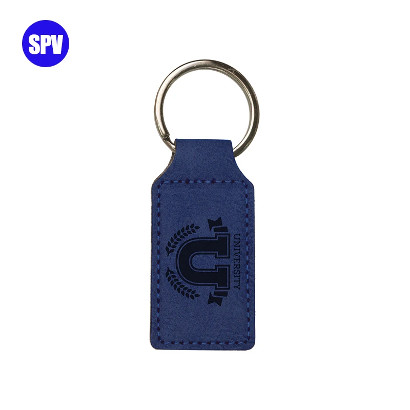 New Arrival New Arrival Keychain Laser Leather Blank , Leather Keychain Engravable Laser Blank