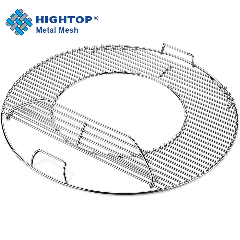Round Stainless Steel Barbecue Welded Rotating Bbq Grill Mesh Grate