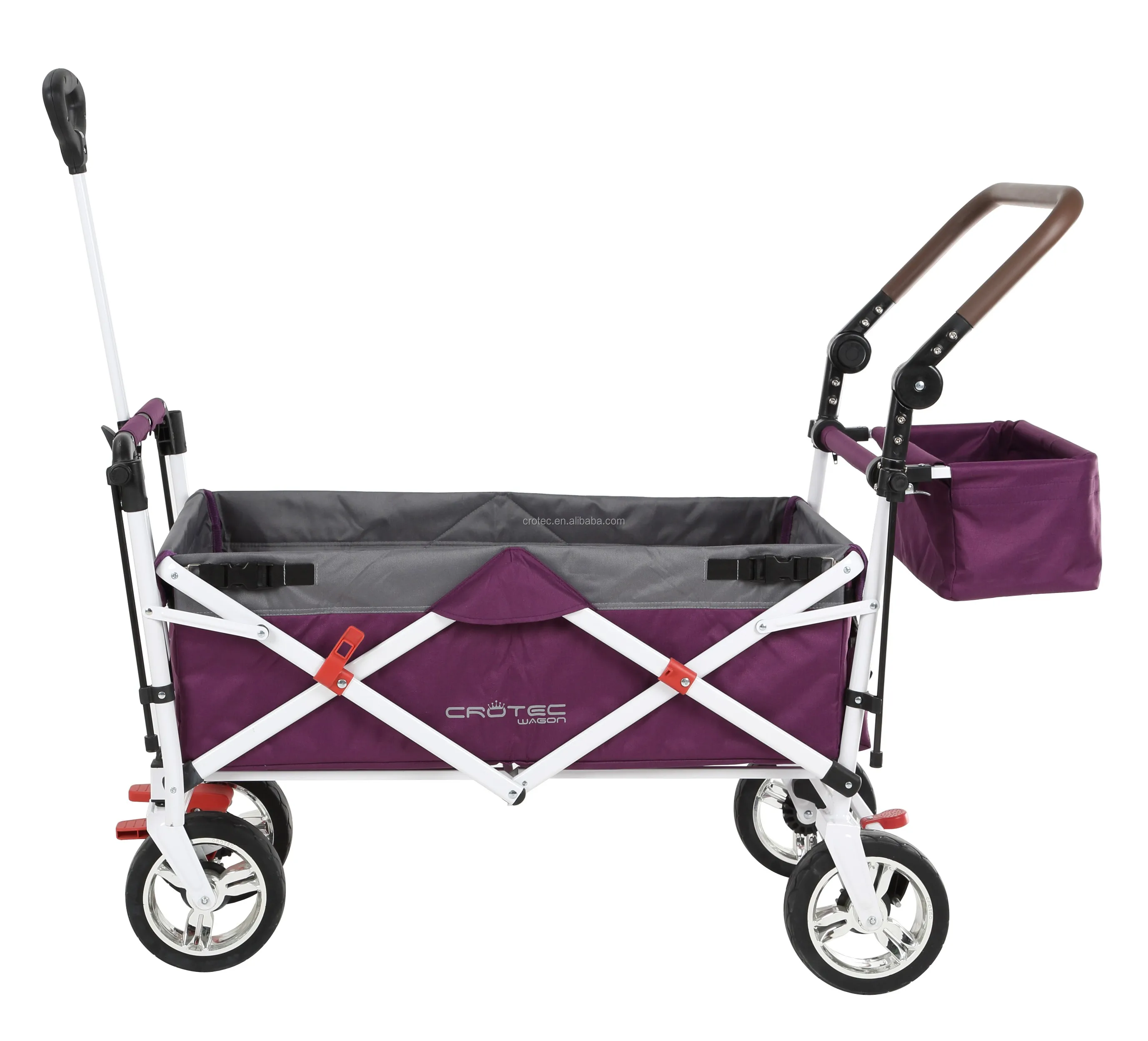 CROTEC WAGON 折りたたみキャリーカート　レッド Crotec Wagon Red CROTEC WAGON 折りたたみキャリーカート レッド