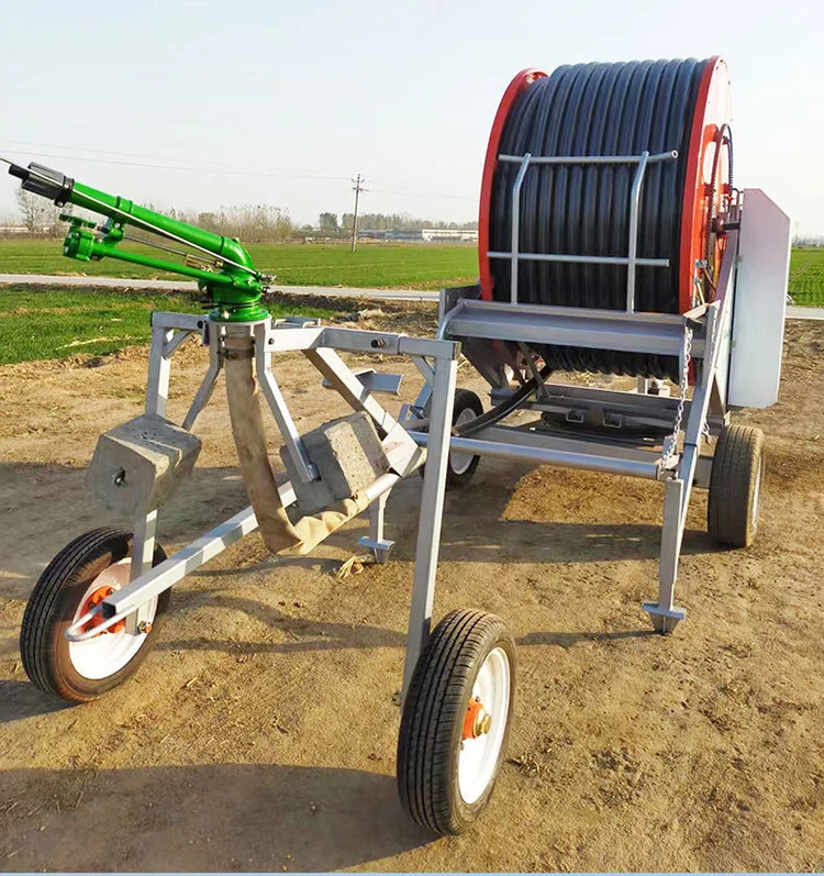 Boom Hose Reel Irrigation Machine For Agriculture Garden Water Sprayer