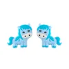 Horse Focal bead Pastel Blue SA156