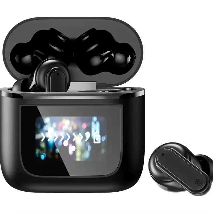 YX27イヤホンLEDフルカラー液晶ディスプレイタッチスクリーン