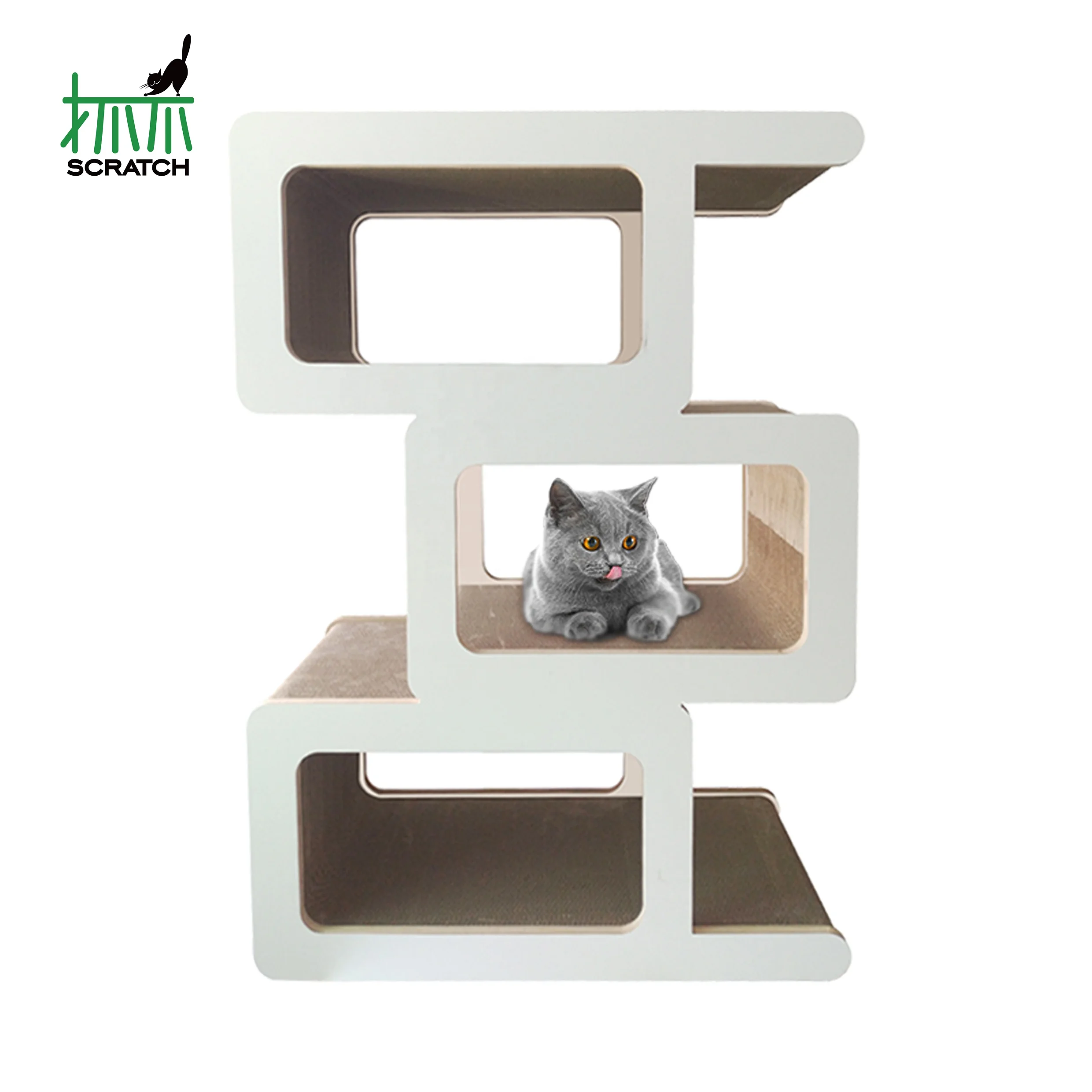 large cardboard cat scratcher