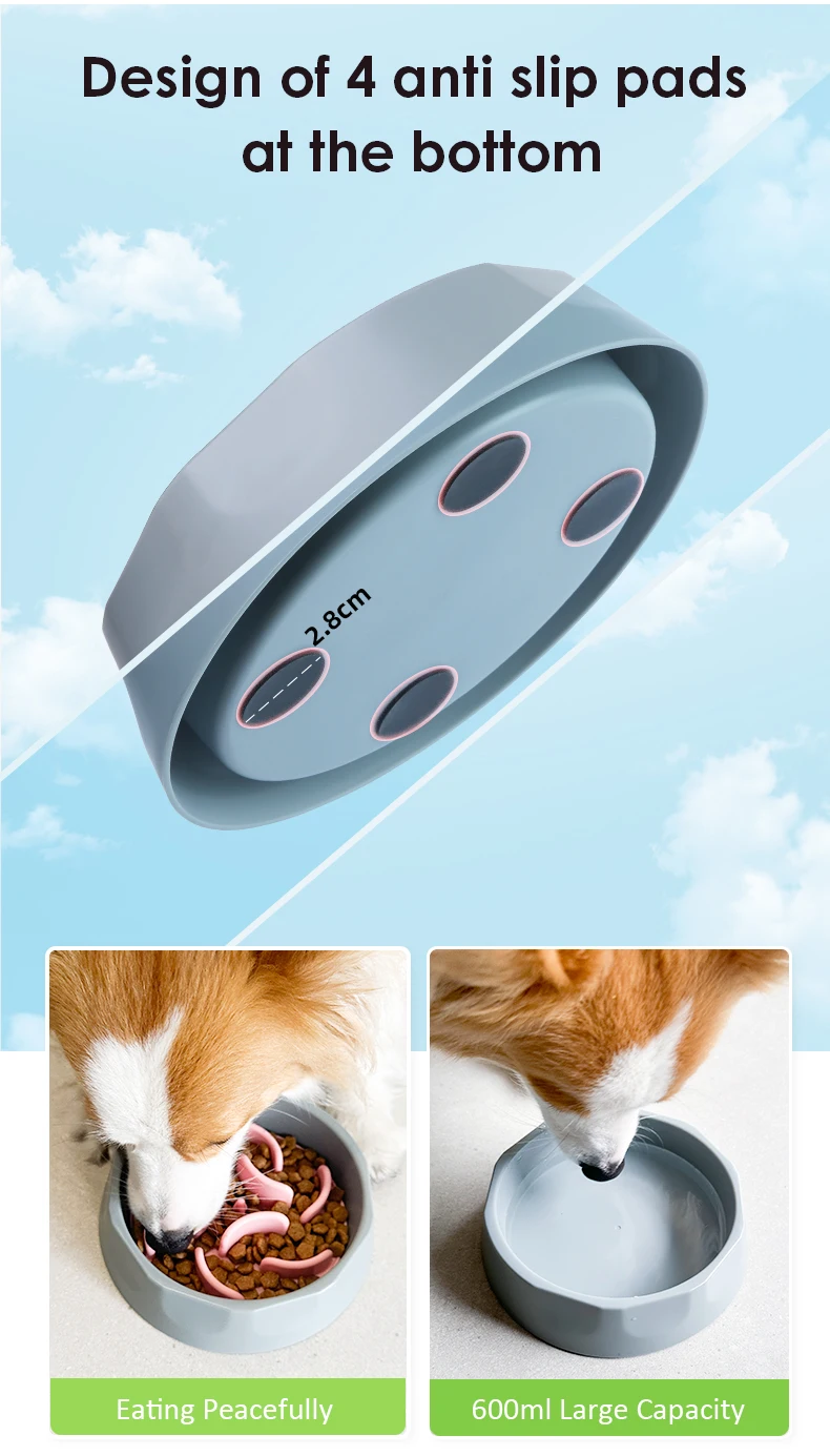 Slow Feeder Lick Mat Bowl For Dogs & Puppies - Silicone, Suction Cups, Enrichment Feeder For Calmer Eating