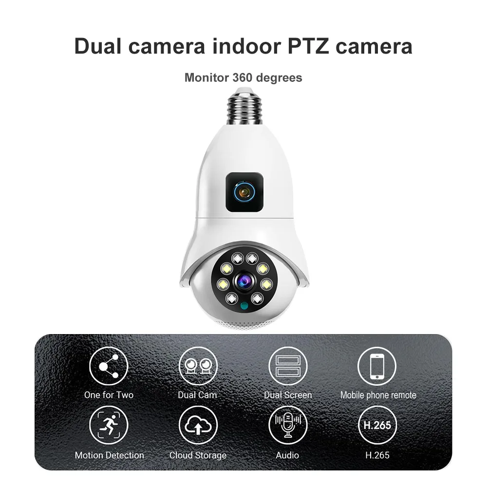 V380 Pro Wireless Smart Home Security Ptz Full Color Auto Tracking Wifi ...