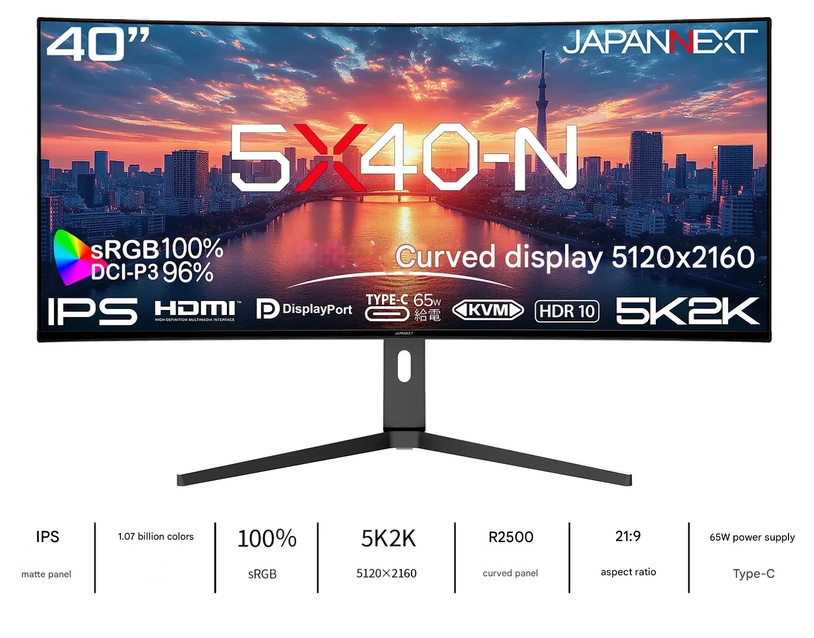Super Wide 40 Inch 4k 75hz Curvevd Monitor Pc Computer Monitor 40inch ...