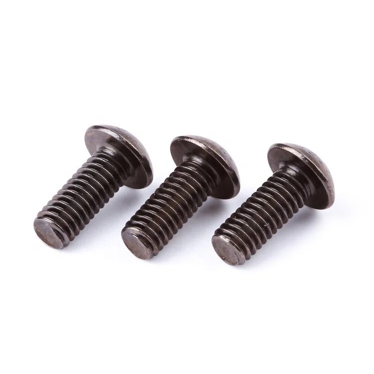 Class 12.9 high strength DIN7380 ISO7380 hexagon socket screws round head pan head screws half round cup screws